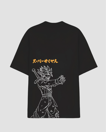 Oversized - DBSuper Future Trunks (Preto)